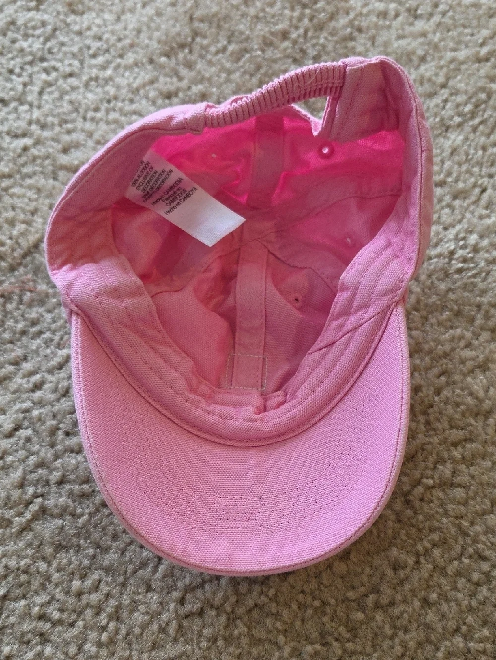 Carhartt Pink Canvas Infant Hat
